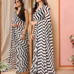 ROOP SUNDARI SAREES Pure Georgette LeheriyaSaree image 2