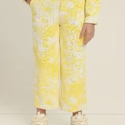 VERO MODA GIRL Lemon Drop Cotton Embellished Pants-picture-23