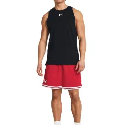 Under Armour Red Loose Fit Shorts image 3