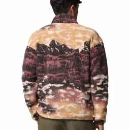 Columbia Maroon Regular Fit Printed Pullover image 3