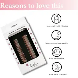 Venihea Icy Tan Artificial Nails - Set of 24 image 3