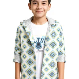 CAVIO Boys Printed Casual Shirt With T-Shirt-picture-10