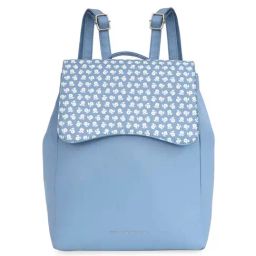 United Colors of Benetton Paisley Blue PU Printed Backpack-picture-19