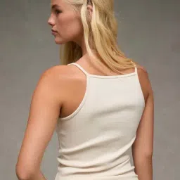 American Eagle Beige Regular Fit Tank Top image 2