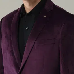 Arrow Purple Slim Fit Blazer image 4