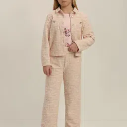 VERO MODA GIRL Tickled Pink Textured Pants image 4