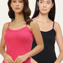 Lady Lyka Multicolor Camisole (Pack of 2)-image-55