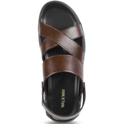 Walkway Men's Tan Sling Back Sandals image 3