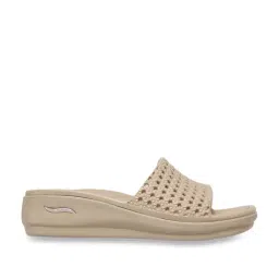 Skechers Women's ARCH FIT ASCEND - DARLING Taupe Lifestyle Slippers-image-46