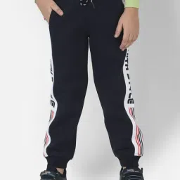 Crimsoune Club Kids Navy Solid Joggers-image-40