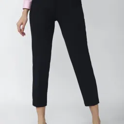 Van Heusen Black Regular Fit Trousers-picture-31