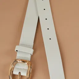 Ginger by Lifestyle Off White Belt for Women image 3
