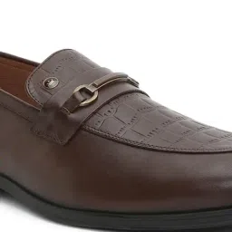 Louis Philippe Men's Brown Loafers image 4