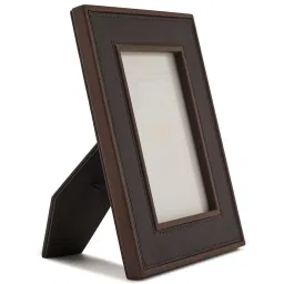 Pure Home and Living Brown Leather Solid Photo Frames image 3
