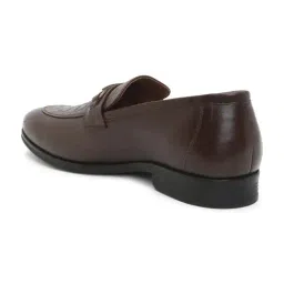 Louis Philippe Men's Brown Loafers image 5