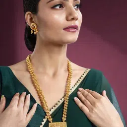 Peora Combo of Golden Necklace Set with Waist Belt for Women-image-46