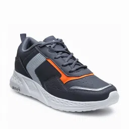 Asian Men's Grey Running Shoes image 3