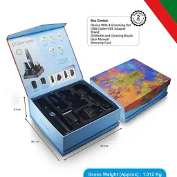 Groomiist PT-303 Platinum Series Cordless 4 in 1 Grooming Kit - 60 Min Runtime (Black) image 2