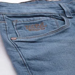 u.s. polo assn. denim co. U S Polo Assn Denim Co Men Blue Brandon Slim Tapered Fit Light Fade Stretchable Jeans image 2