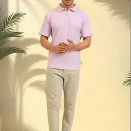 UNIQSOME Men Polo Collar T-shirt image 2