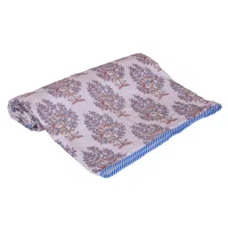 Romee Multi Cotton Floral Blankets Quilts and Dohars image 3