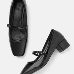 Lino Perros Work Block Heel Pumps image 1