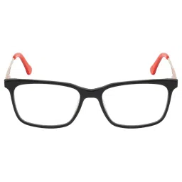 Ted Smith Black Rectangular Unisex Eyewear Frames image 3