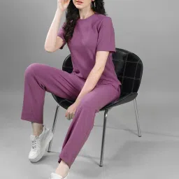 SELVIA Purple Maxi Co-Ord Set image 3