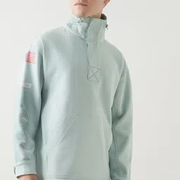 Bewakoof Surf Spray Graphic Relaxed Fit Sweatshirt image 3