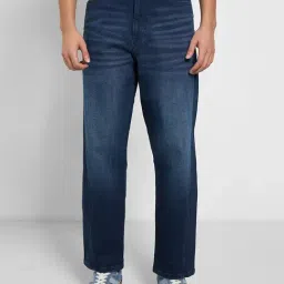 Sf Jeans By Pantaloons Blue Cotton Loose Fit Jeans-picture-32