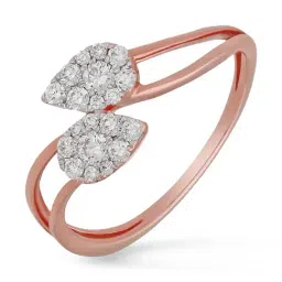 Malabar Gold and Diamonds 18k IGI Certified Diamond Rose Gold Ring for Women-picture-38