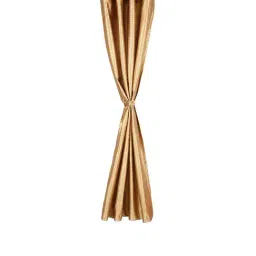 Romee Gold Polyester Self Curtains and Sheers image 2