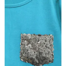 A.T.U.N. Teal & Silver Solid Top image 3