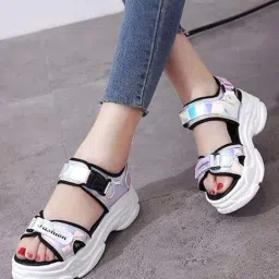 Shoetopia Kids Silver Floater Sandals-image-23