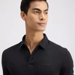 Pepe Jeans Black Cotton Regular Fit Polo T-Shirt image 5