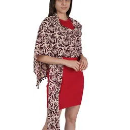 Style Shoes Ethnic Motifs Printed Cotton Stole image 3