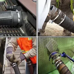 B K JAGAN & CO Petrol Pipe Hose Clamp 76.2 mm (3 Inch) Stainless Steel Silver SPRINF4 (Pack of 10 pcs) image 5