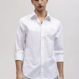 GANT Solid Button Down Slim Fit Shirt-picture-16