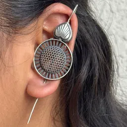 THE NAKHRA STORE Circular Drop Earrings-picture-36
