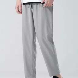 StyleCast Men Relaxed Fit Mid-Rise Easy Wash Trousers-picture-33