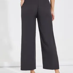 Styli Tapered Fit High-Rise Trousers image 3