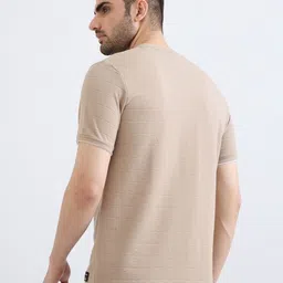 Status Quo Men Self Design Round Neck T-shirt image 2