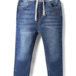 Mark & Mia Denim Full Length Solid Coloured Jeans With Tipping Rib Detailing - Blue-picture-27