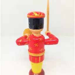A&A Kreative Box Wooden Toy Indian Warrior King Pretend Play (Available in Assorted Colours) image 3