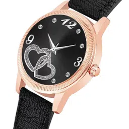Miss Perfect Women Embellished Dial & Leather Textured Straps Analogue Watch PL466 image 3