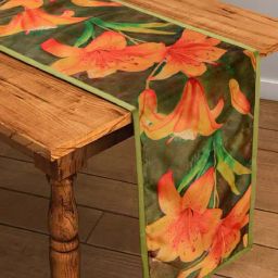 Swayam Earthy Tone Green 200 TC Table Runner - Set of 1-image-64