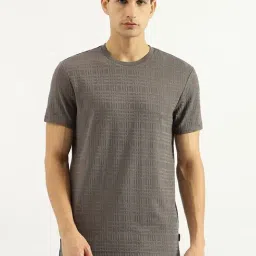 United Colors Of Benetton Grey Regular Fit Texture T-Shirt-picture-45