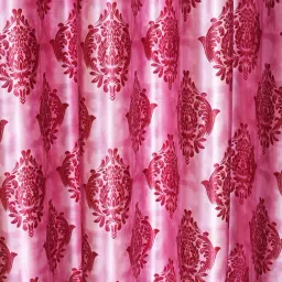 Romee Pink Polyester Ethnic Curtains and Sheers image 3