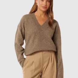 Forever New Vera V Neck Mid Sweater-image-73