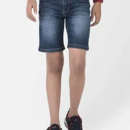 Crimsoune Club Boys Blue Washed Shorts-picture-42